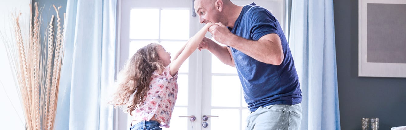 Father & Daughter Playing